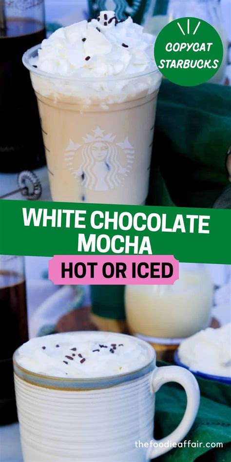 Copycat Starbucks White Chocolate Mocha Recipe