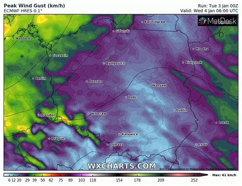 Dynamiczna Aura I Silny Wiatr W Polsce Powieje Do 100 Km H IncusMeteo