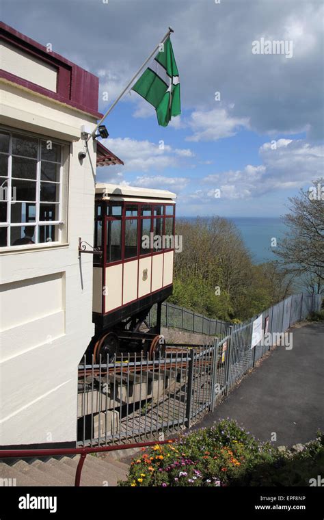 Babbacombe Cliff Railway On The South Devon Coast Stock Photo Alamy