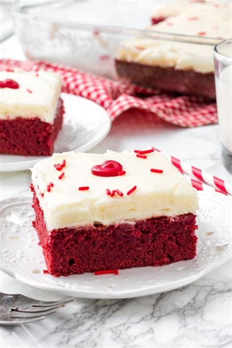 Red Velvet Brownies With Cream Cheese Frosting Yellowblissroad