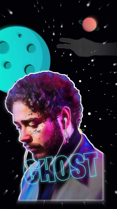 Post Malone Ghost Postmalone Posty Rapper Singer Hd Mobile Wallpaper Peakpx