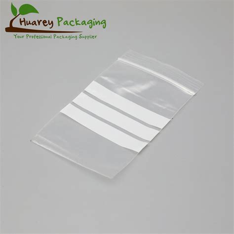 Reclosable Storage Packing Clear Transparent Ldpe Pe Plastic Zipper