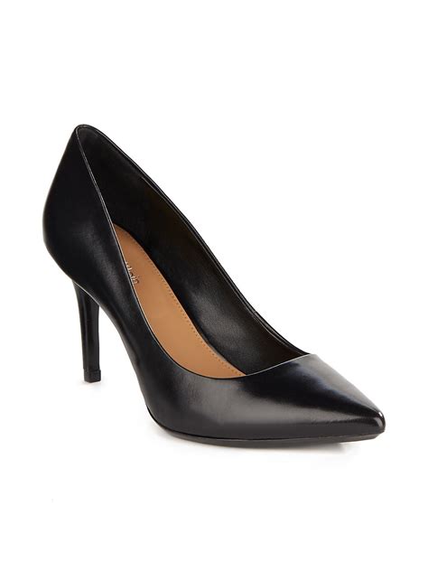 Calvin Klein Womens Gayle Leather Pointed Toe Classic Pumps