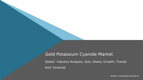 Gold Potassium Cyanide Market 2023 Global Industry Forecast To 2032