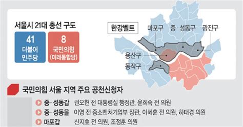 與 “인재 재배치로 서울 탈환” Vs 野 “현역파워로 41석 수성”