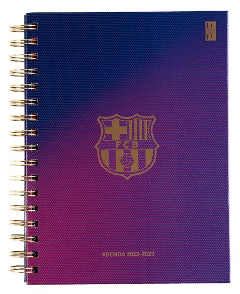 Agenda escolar semana vista 2022 2023 Barça TANTANFAN Anónimo