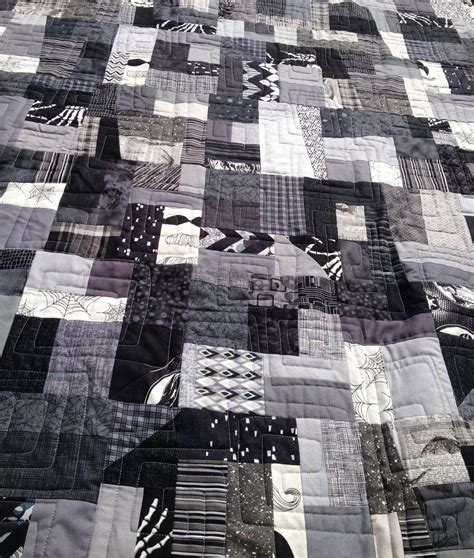 Monotone Quilt Of Personality Shades Of Grey By Quiltyninja Quilts