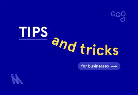 Tips and Tricks for businesses on Match My Project