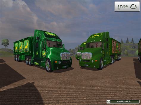 FS2013 John Deere Multi Fruit Truck And Trailer Pack V 2 0 Peterbilt