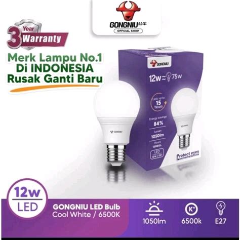 Jual Bohlam Lampu LED Proteksi Mata 3W 5W 7W 9W 12W 16W E27 Hemat