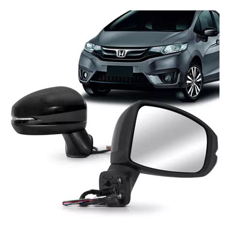 Par Retrovisor Honda Fit Ex A El Trico Rebatimento