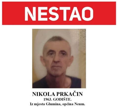 Mjesec Dana Od Nestanka Nikole Prka Ina Obitelj Razo Arana Policija I