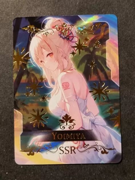 Yoimiya Genshin Impact Goddess Story Ssr Holo Card Waifu