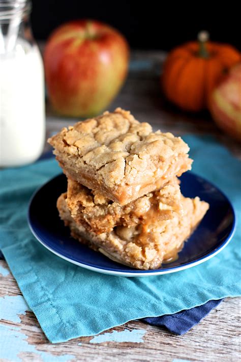 Salted Caramel Apple Pie Bars Link To Recipe In Comments R Baking