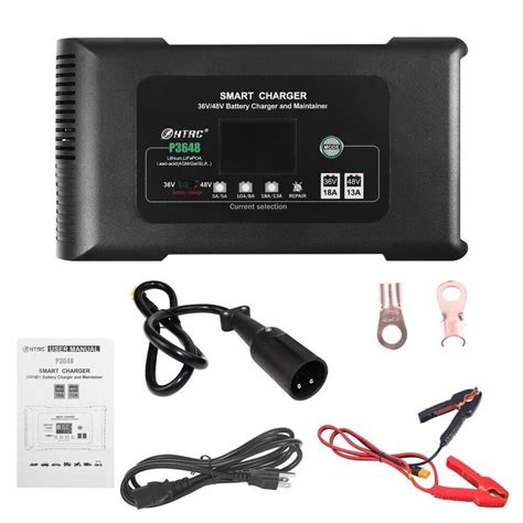 36v 18a 48v 13a Golf Cart Smart Battery Charger With Plug For Ezgo Txt Club Car