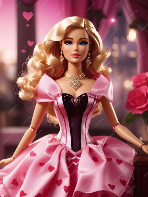 Premium AI Image | Barbie Captivating Hearts and Screens The Enchanting