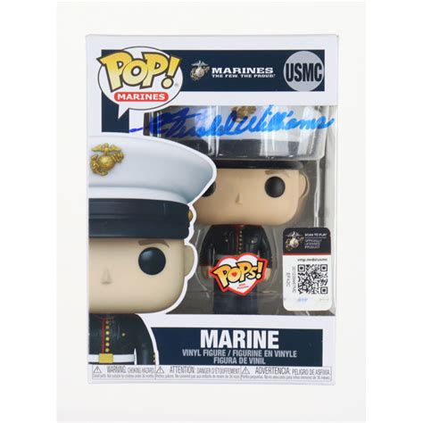 Hershel Williams Signed Marine Usmc Funko Pop Marines Vinyl Figure