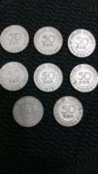 Jual KOIN 50 SEN TAHUN 1958 KONDISI CAMPUR Di Lapak Coins N Jewelry