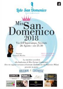 Soverato Domenica 26 Agosto Torna Miss San Domenico Soverato Web