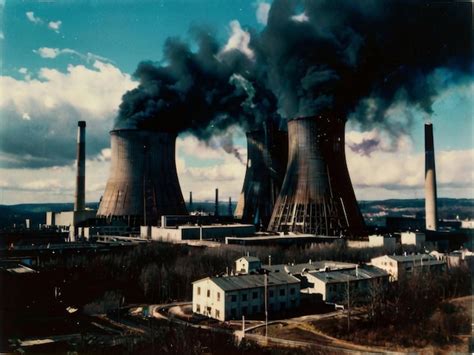 Premium Photo Confronting Reality Aerial Glimpse Of Coal Power Plant