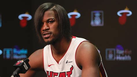 Jimmy Butler Explains New Hairstyle Predicts A Heat Title Espn Video