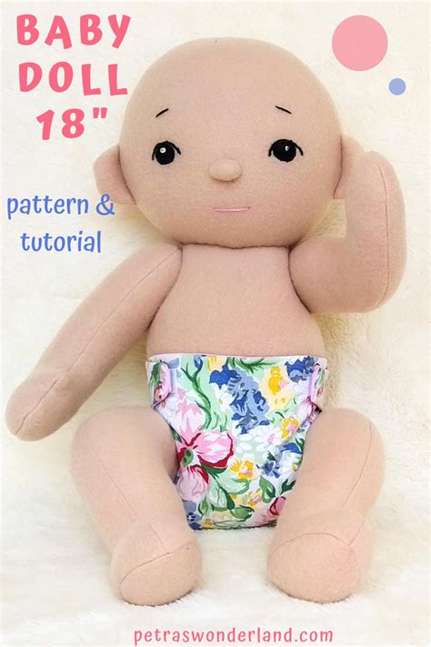 Pdf Baby Doll Pattern And Tutorial Soft Doll Pattern With Diaper