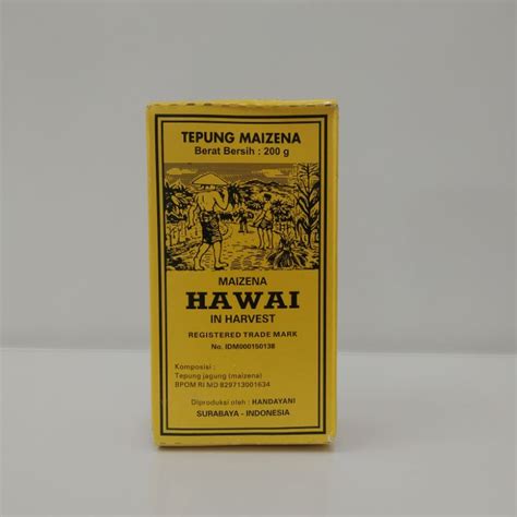 Jual Tepung Maizena HAWAI 200Gr Shopee Indonesia