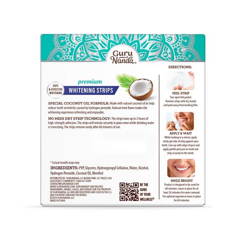 Whitening Strips (16 - Day Treatment) – GuruNanda