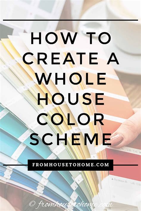 How To Create A Whole House Color Scheme Even If You Love Color From House To Home