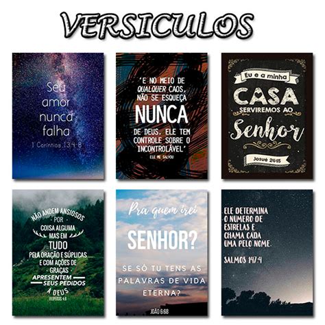Versículos Fáceis De Decorar - Quadros Placas MDF Decorativos Com Versículos Para Decoração De Casa ...