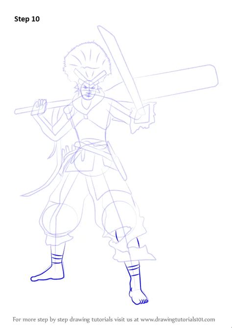 How To Draw Miyamoto Musashi From Sengoku BASARA Sengoku BASARA Step