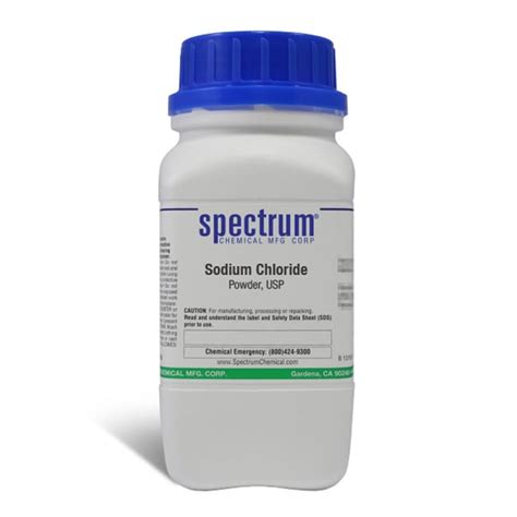 Sodium Chloride Powder USP 99 100 5 Spectrum Chemical Quantity