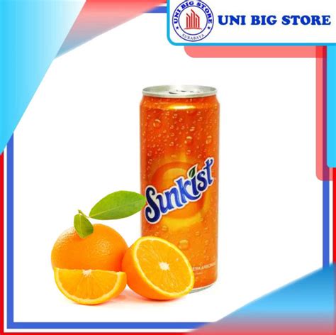 F N Fn Sunkist Soda Orange Sparkling Drink Ml Jeruk Kaleng Lazada