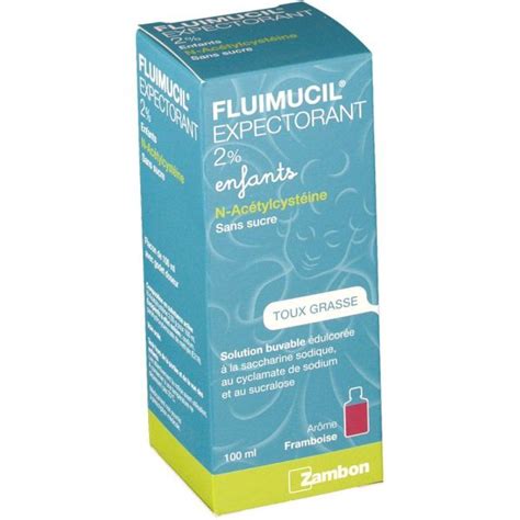 Fluimucil Expectorant Acetylcysteine Sans Sucre Enfant Solution Buvable