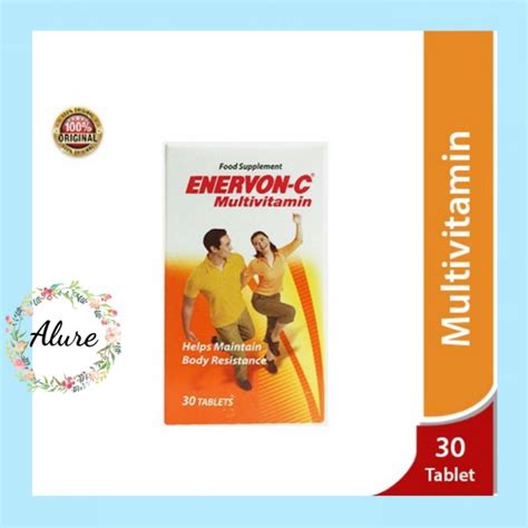 Jual Enervon C Multivitamin 30 Tablets Suplemem Untuk Menjaga Daya