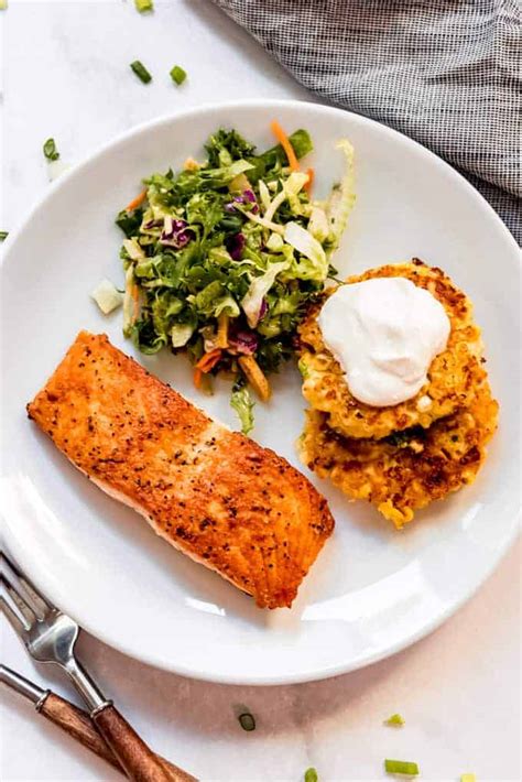 15 Minute Pan Seared Salmon Ready In 15 Minutes House Of Nash Eats