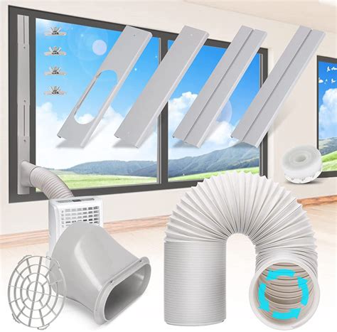 Amazon Kerykwan Portable Air Conditioner Window Vent Kit With 5 9