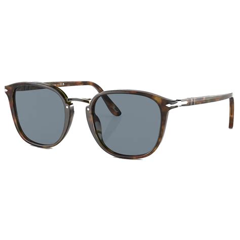 Persol Po3186s Caffè Light Blue Sunglasses Persol Eyewear