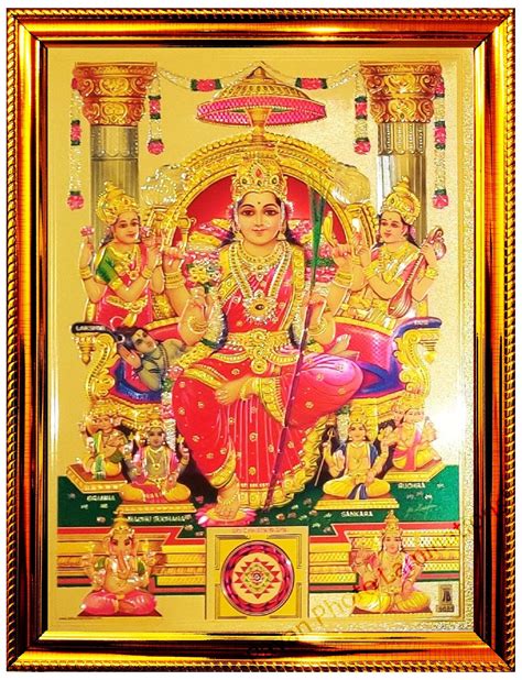 Buy Pavan Photo Laminations Golden Foil Goddess Lalitha Devi Lalita