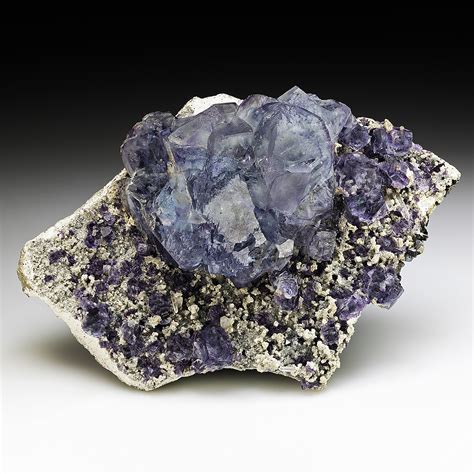 Fluorite With Muscovite Quartz Arsenopyrite Minerals For Sale