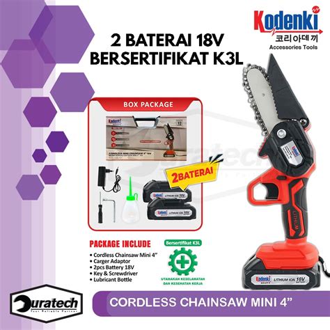 Jual Chainsaw Gergaji Rantai Elektrik Mini Senso Mesin Potong Kayu