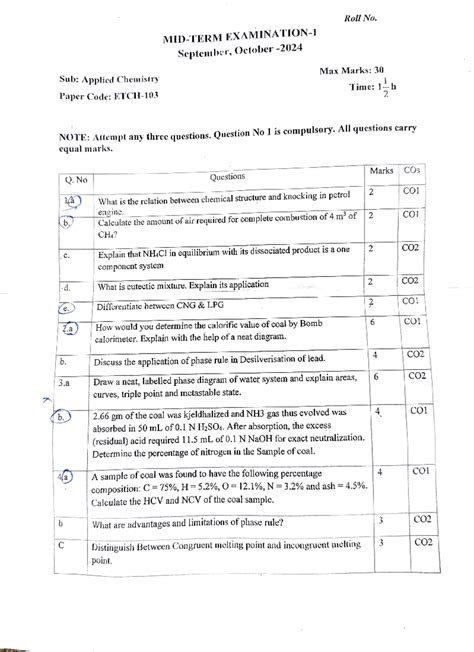 Question Paper Applied Mathematics 3 Semester 4