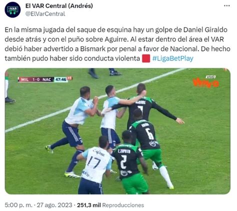 Video No Se Vio En Tv Ni En El Var El Penalti Que No Le Pitaron A