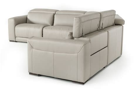 Sophisticated Italian Top Grain Leather Sectional Sofa Huntington Beach ...