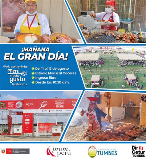 Todo Va Quedando Listo Para La Feria Gastron Mica Per Mucho Gusto