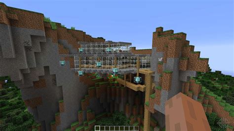 A Minimilist Rock Cliff For Minecraft