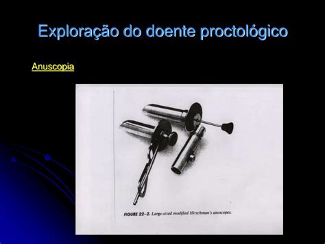 Ppt Patologia Peri Anal Disciplina De Cirurgia Clínica 4º Ano Da