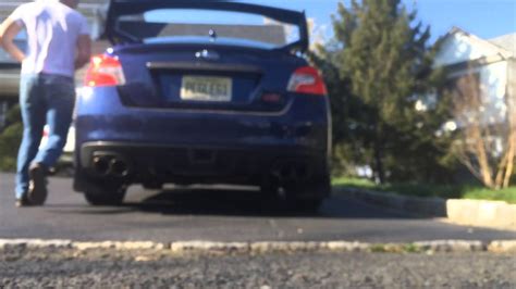 Subaru Sti Nameless Performance Muffler Delete Youtube