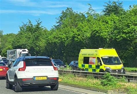 Motorcyclist Airlifted To Hospital After Crash Which Shut The A249 Near