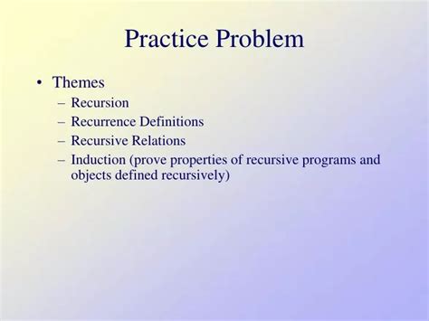 practice problem powerpoint    id
